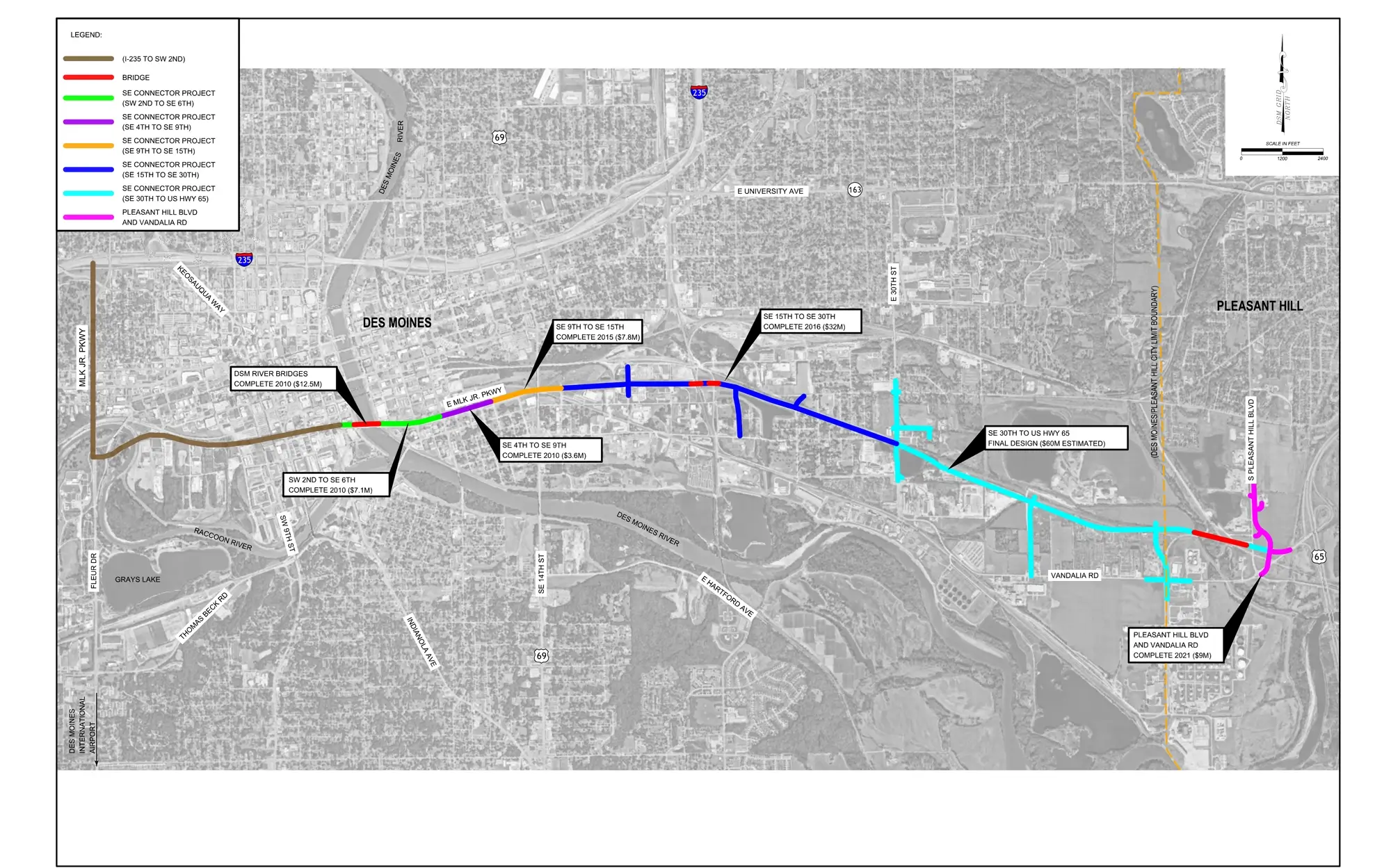 MLK Jr. Parkway Corridor Map